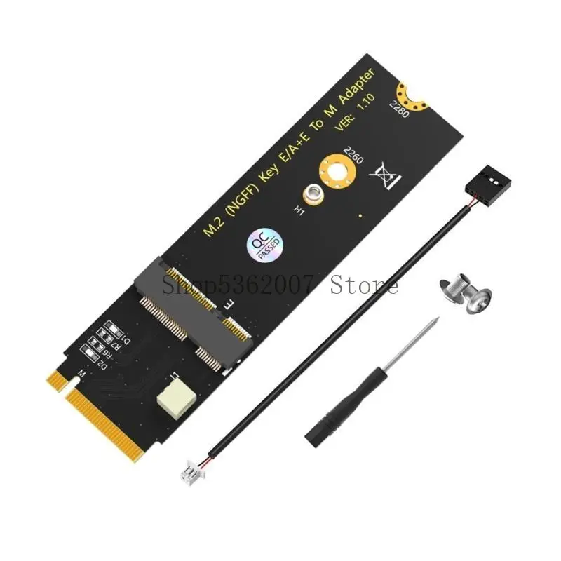 

M.2 A+E WiFi Adapter Card For AX200 AX201 AX210 Bluetooth-compatible 40JB