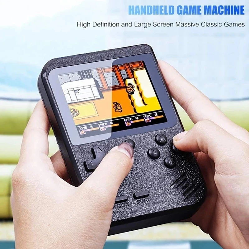 Kids Game Console Mini Handheld Games Player Video Game Console 3.0 Inch Screen Retro Gaming Player With Built-in 400 Games