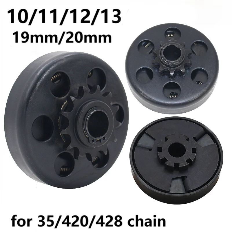 

10T 12T 13T 16T Tooth 35/420/428 Chain 16mm 19mm 20mm Centrifugal Automatic Clutch For GO Kart Fun Minibike Drive Sprocket