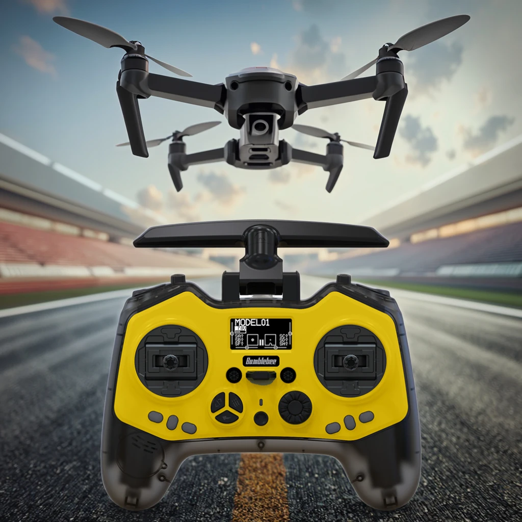 JUMPER Bumblebee Fernbedienung ELRS 2,4 GHz Hall Sensor Gimbals Integrierte 1000 mW ELRS Radio Sender Für RC FPV Drone