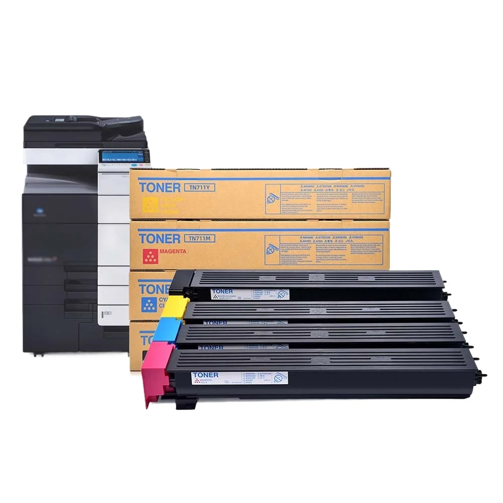

High Quality TN711 Toner Cartridge For Konica Minolta Bizhub C654/C754/C654E/C754E Japan Toner