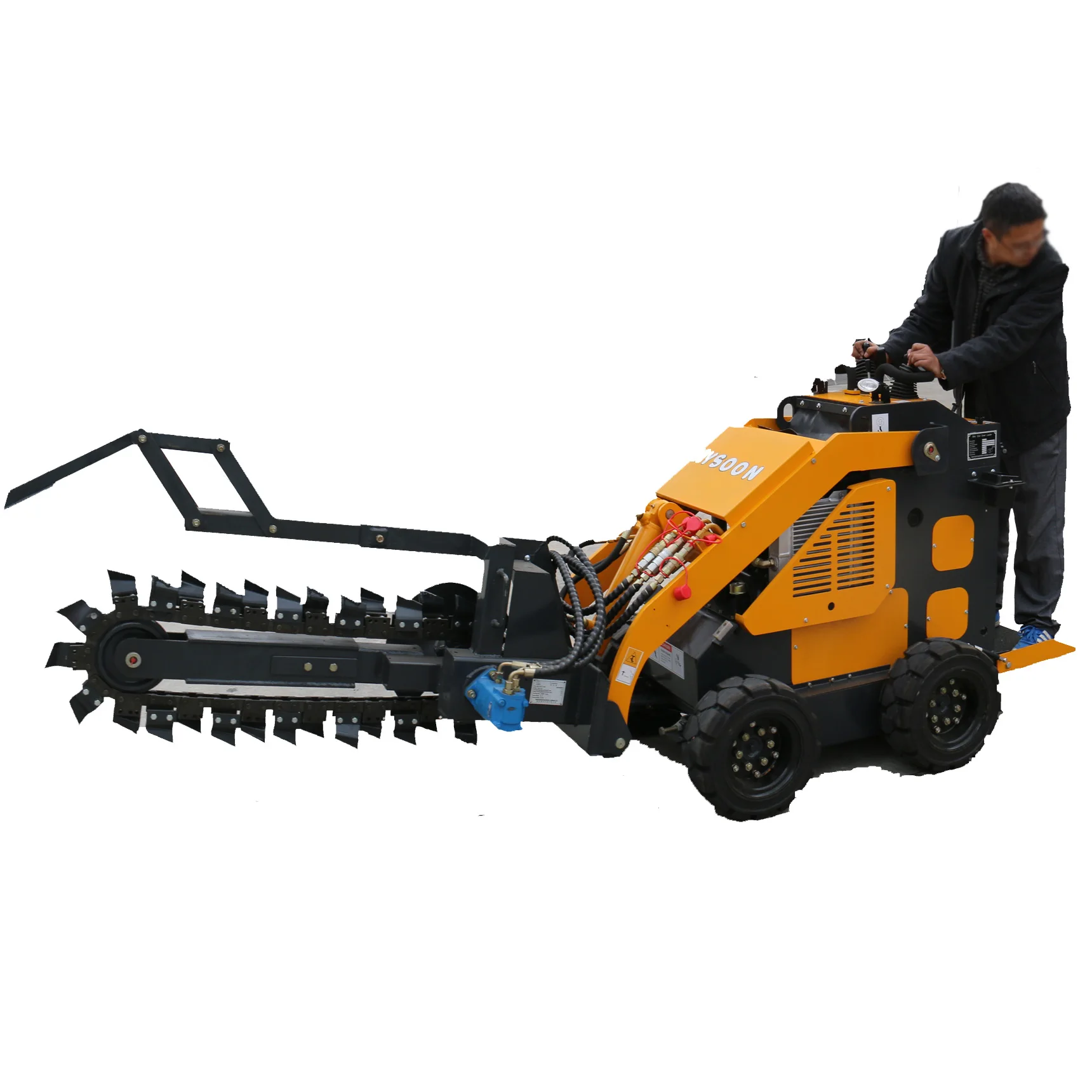 Walk Behind Trencher For Ditch Witch Dingo Mini Skid Steer