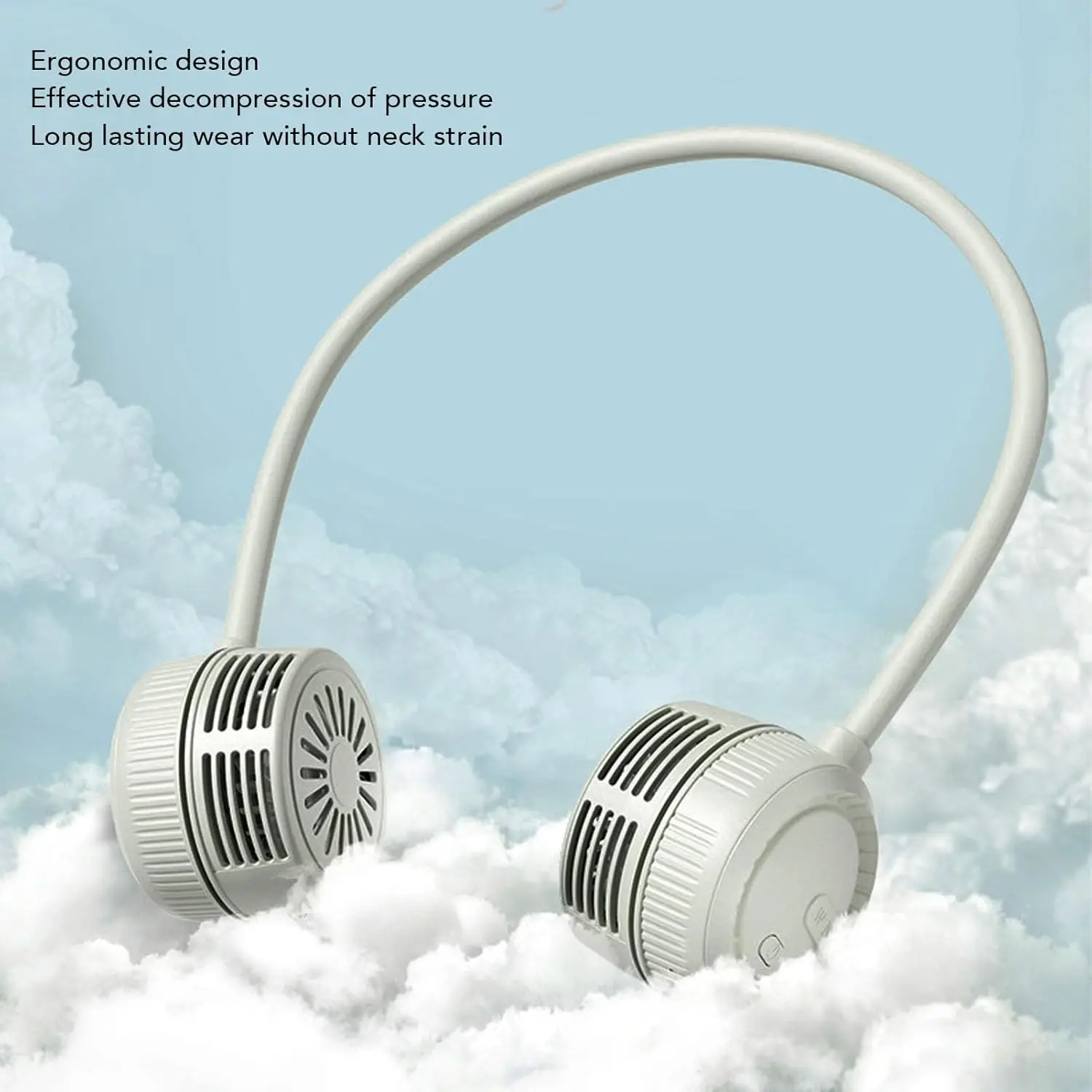 

Шейный вентилятор USB перезаряжаемый аккумулятор Носимый спортивный вентилятор Портативный вентилятор для занятий спортом Кемпинг Туризм Путешествия