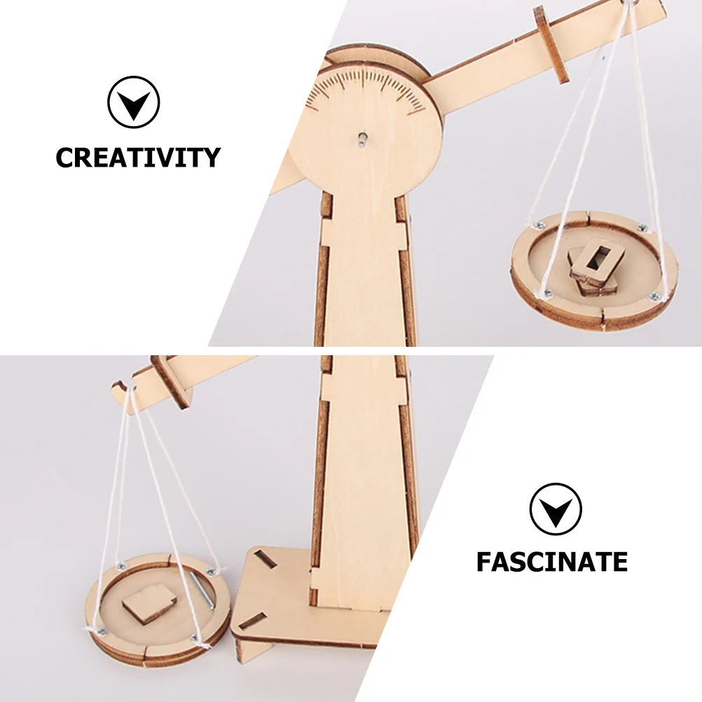 Balance en bois créative, Kit de bricolage pour enfants, Puzzle de construction éducatif, jeu d'activité d'apprentissage