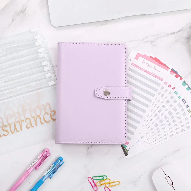 Папка для денег с конвертами на молнии, конверты для наличных, органайзер для денег, Бюджетный лист