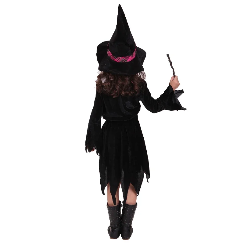 ZA01 Halloween Costumes For Boys Girls Little Wizard Magic Movie Cosplay Suits Outfits Party Fancy ClothesZa0@