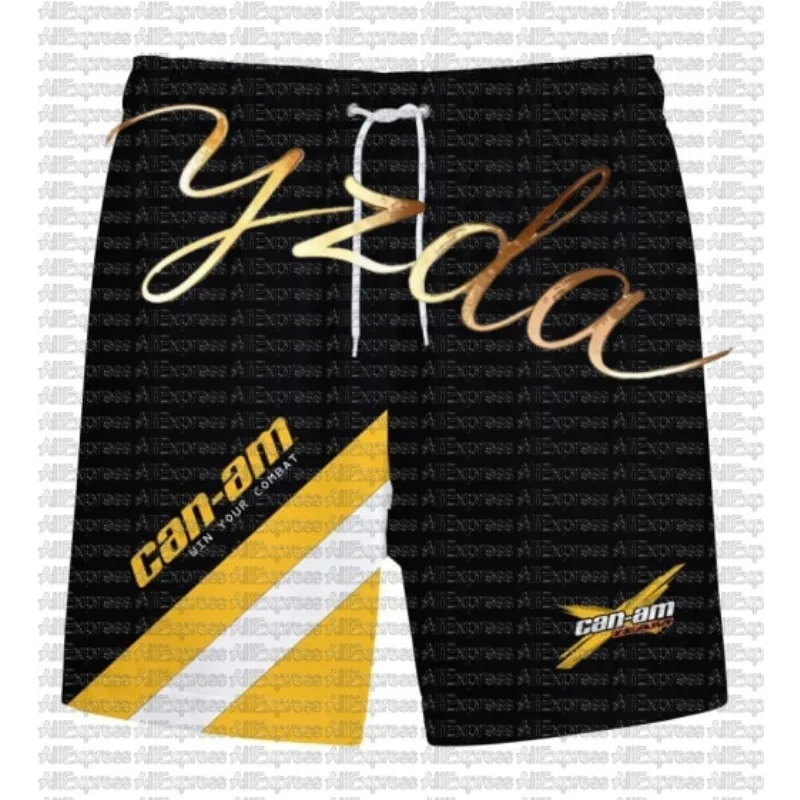 

Can Am Motorcycle Racing Shorts for Men and Women Outdoor Sports Leisure Cycling Beach Shorts Comfortable Quick Drying