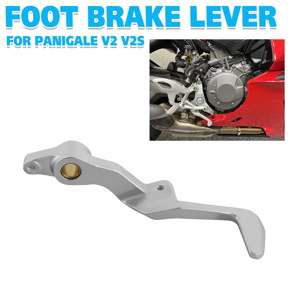 PANIGALE V2/V2S Rear Foot Brake Lever For DUCATI PANIGALE V2 V2S 2025 2026- Motorcycle Accessories Footpegs Brake Lever Pedal
