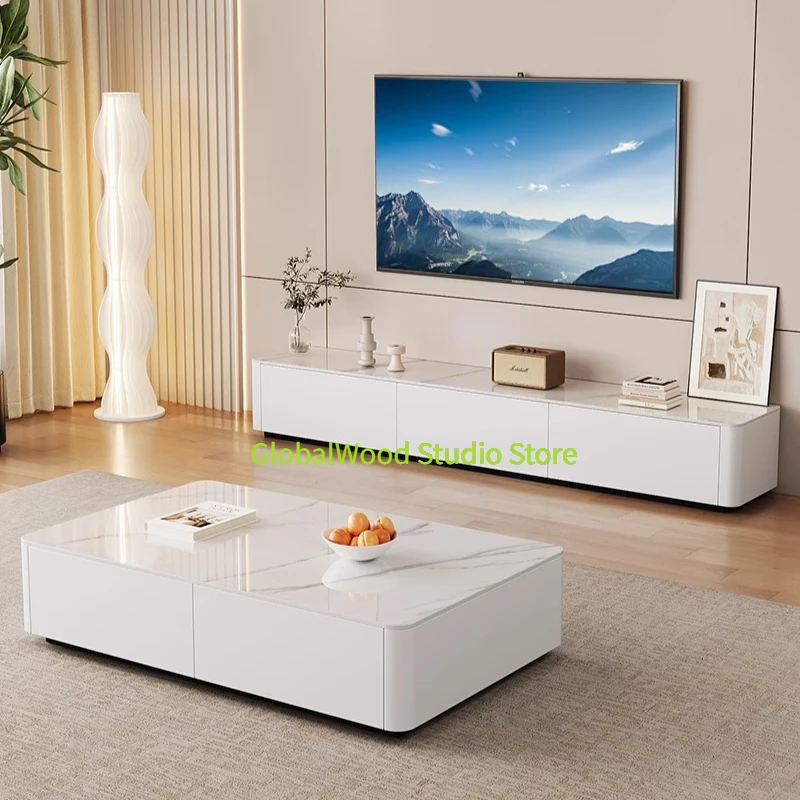 White Tv Cabinet Se… - image