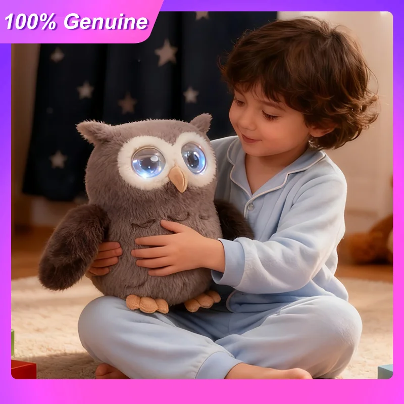 Neue 100 % echte AI Intelligent Toy Overseas Edition Sprachgespräch Eule Double Eyed Emotionen Wifi Interaktion Begleitpuppe