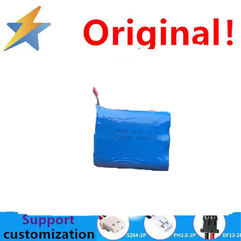 buy more will cheap Original full capacity 18650 lithium rechargeable battery 2000MAH 12V 2.54 headband protection board 11.1V