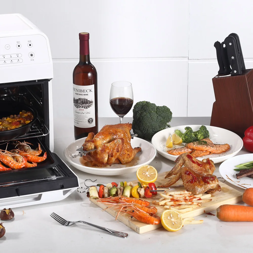 12L Household Air Fryer Smart Chicken Oven Toaster Fryer Large Capacity Air Fryer Hot Air Oven