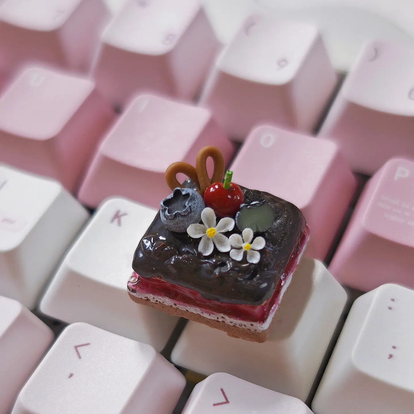 Cake Theme Keycaps Set 3D Resin Artisan Keycaps Custom Original Handmade Keycaps for Mechanical Keyboard Accessories Gift DIY - view 6