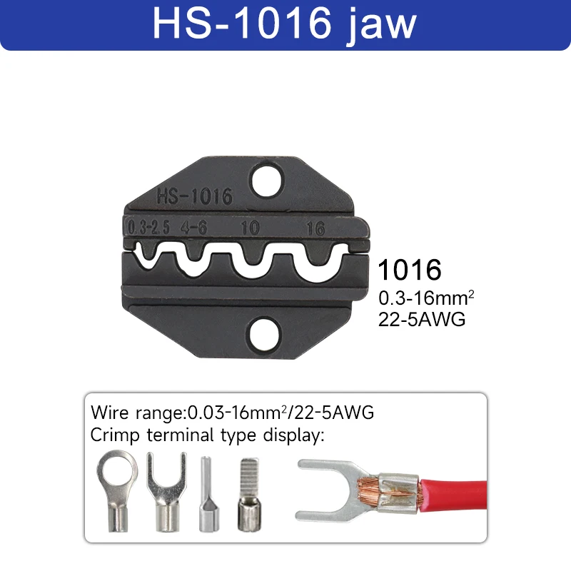 1 Stück HS Crimpzange für 230mm Zangen, Feder- und Crimpkappen-Anschlüsse HS-03BC/2546B/103/101 Hochhärte-Zangenwerkzeug