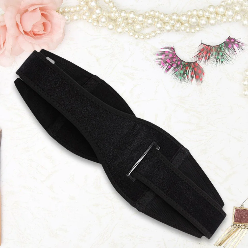 حزام تصحيح الحوض، دعم أسود قابل للتنفس لتخفيف آلام الورك في الحوض، جهاز التعافي بعد الولادة للنساء