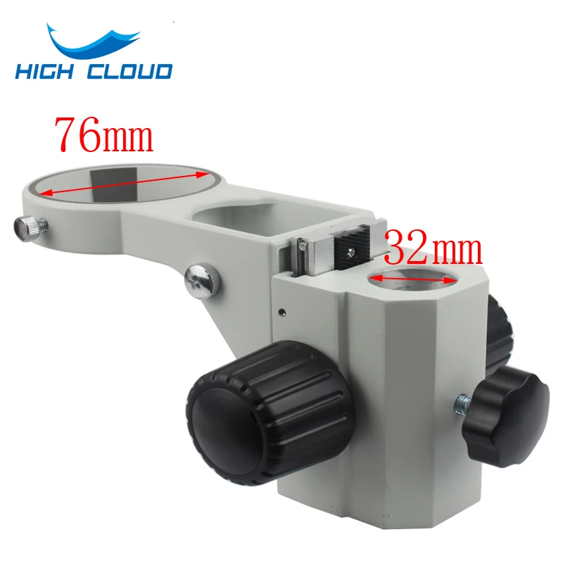 

76mm Diameter Microscope Stand Holder Bracket Stereo Zoom Microscope Adjustable Industrial Trinocular Binocular Microscope Arms