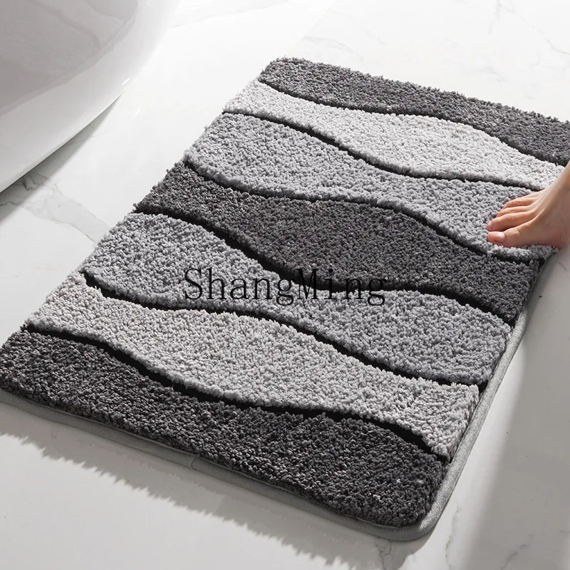 DSA household bathroom floor mat bathroom non-slip mat bedroom bedside mat toilet door foot  carpet