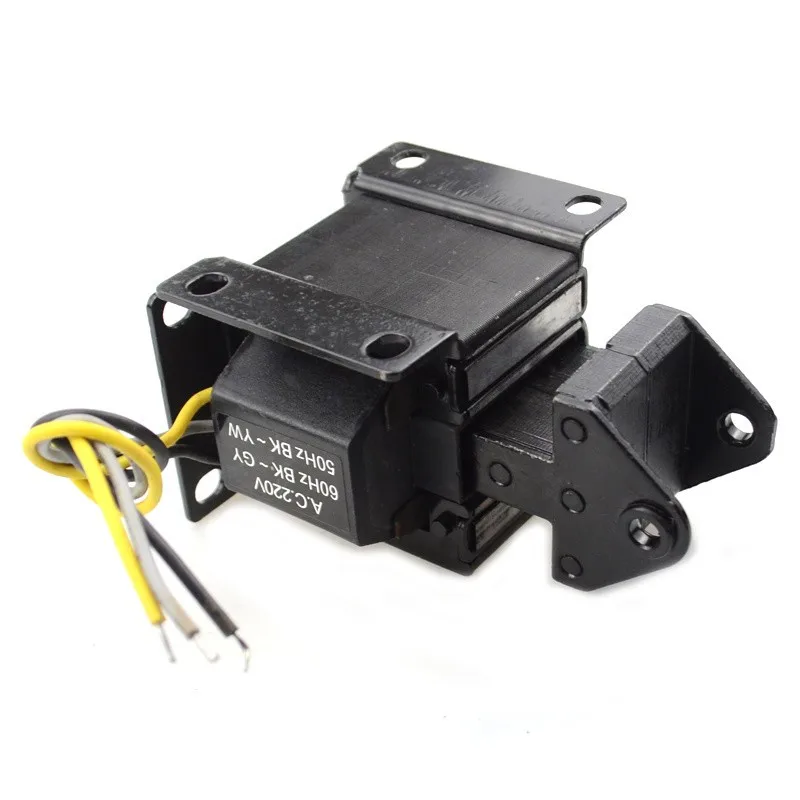 （1）SA-3702 AC 220V 380V 5kg Force 20mm Stroke Pull Type Solenoid Electromagnet,Power Accessories