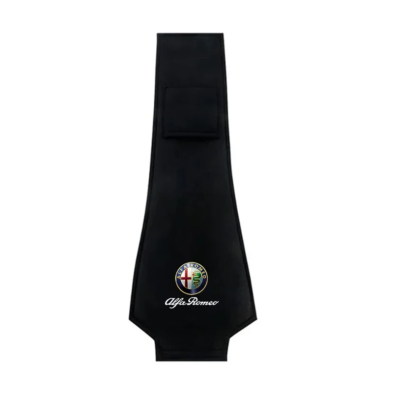 Hub Caps 1PC Car Headrest Protector Breathable Seat Cover For Alfa Romeo Giulia Stelvio Giulietta 156 159 147 Mito Tonale Brera