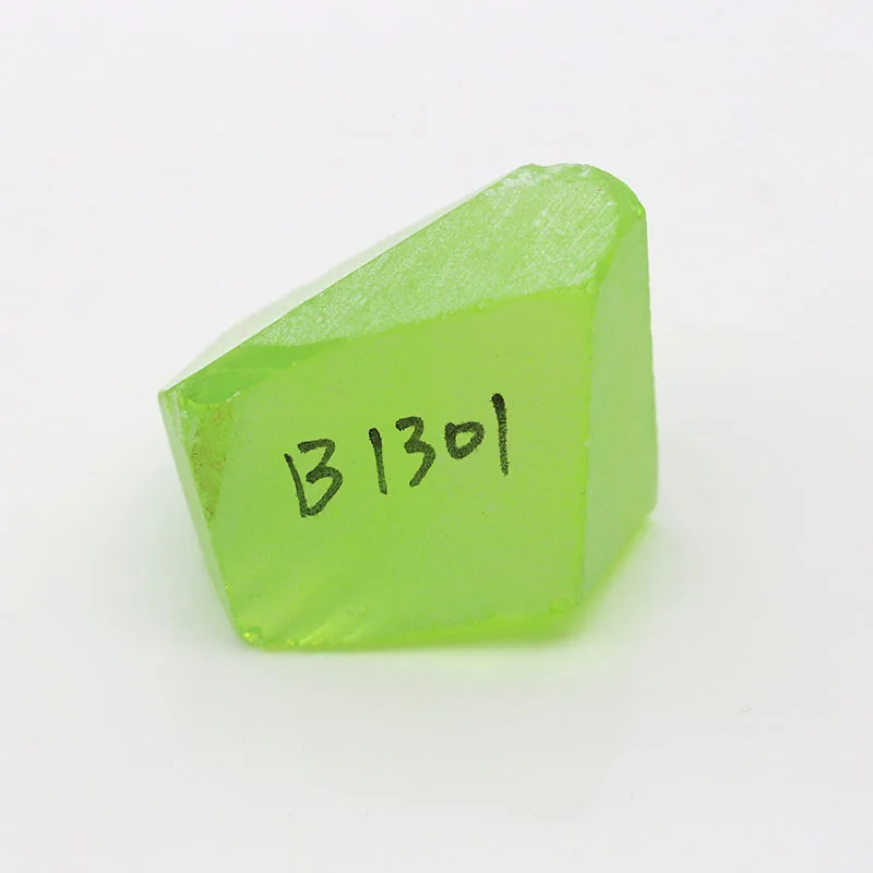 250Grams Kryptonite #B1301 #B1320 Green Nanosital Rough Stone Artificial Gems Raw Material For Gemstones Produced