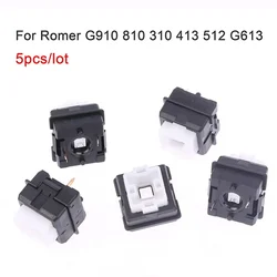 5Pcs Romer-G Switch For G910 G810 G310 G413 G512 G613 Mechanical Keyboard Shaft Change Shaft Black Switch