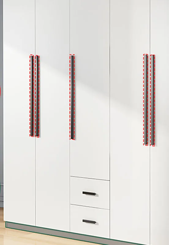 غرفة نوم منزلية قابلة للتخصيص، خزانة تخزين بسيطة، خزانة ملابس للأطفال في لوح حبيبي للإيجار، شقق صغيرة، باب من الخشب الصلب #4