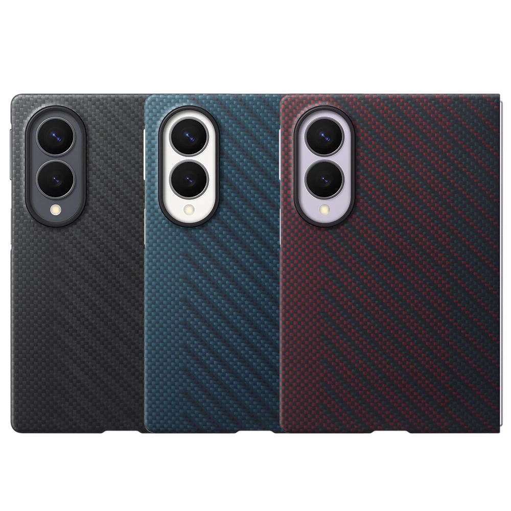 Genuine For Samsung Galaxy Z Fold8 Carbon Magnet Phone Case Scratch Resistant Protection with Built-In Magnets EF-KF971