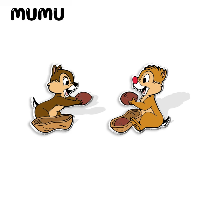 2024 New Chip and Dale Stud Earring Cute Epoxy Jewelry Resin Acrylic Earrings Handmade Gifts Fan