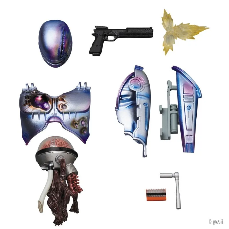 메디콤 토이 오리지널 MAFEX 완제품 가동형 정교한 인형 로보캅 애니메이션 액션 피규어 장난감 모델 축제 선물 소년용