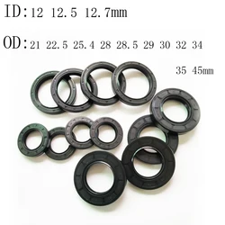 1 2 3PC 12X28X5 12X28.5X5 12X30X8 12X32X5.5 12X34X7 12.7X25.4X4.83MM NBR Shaft Skeleton Oil Seal TC Nitrile Rubber Ring Gasket