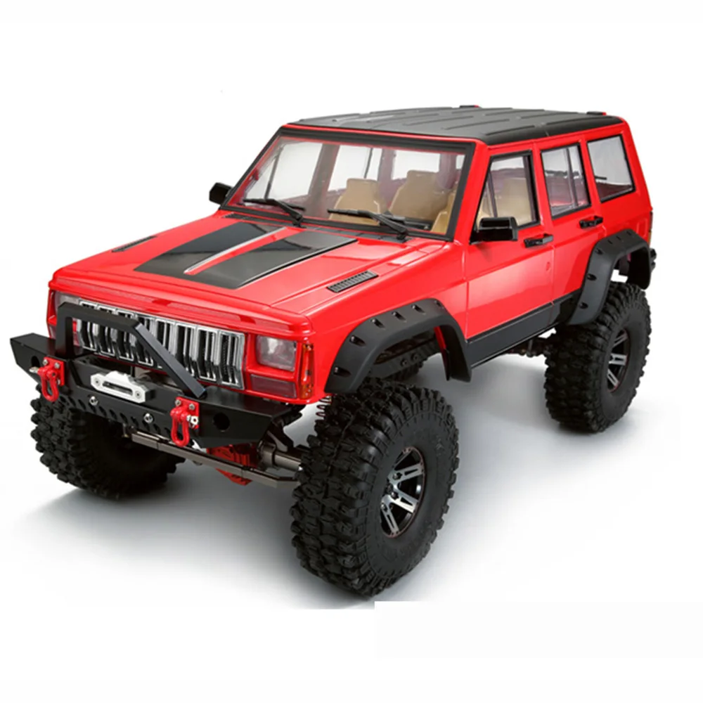 RODE SPIDER Geschilderd Cherokee Body 313mm 12.3 "Wielbasis Plastic Auto Shell voor RC Crawler Axiale SCX10 & SCX10 II 1/10 90046 90047