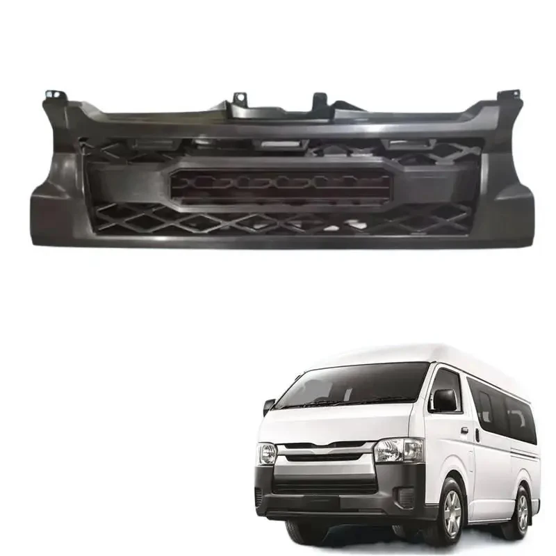 

Car Grill Front Grill for Hiace 2014-2018 Wide Body Model Auto Products Upgr Kit Front Bumper Exterior Accessories