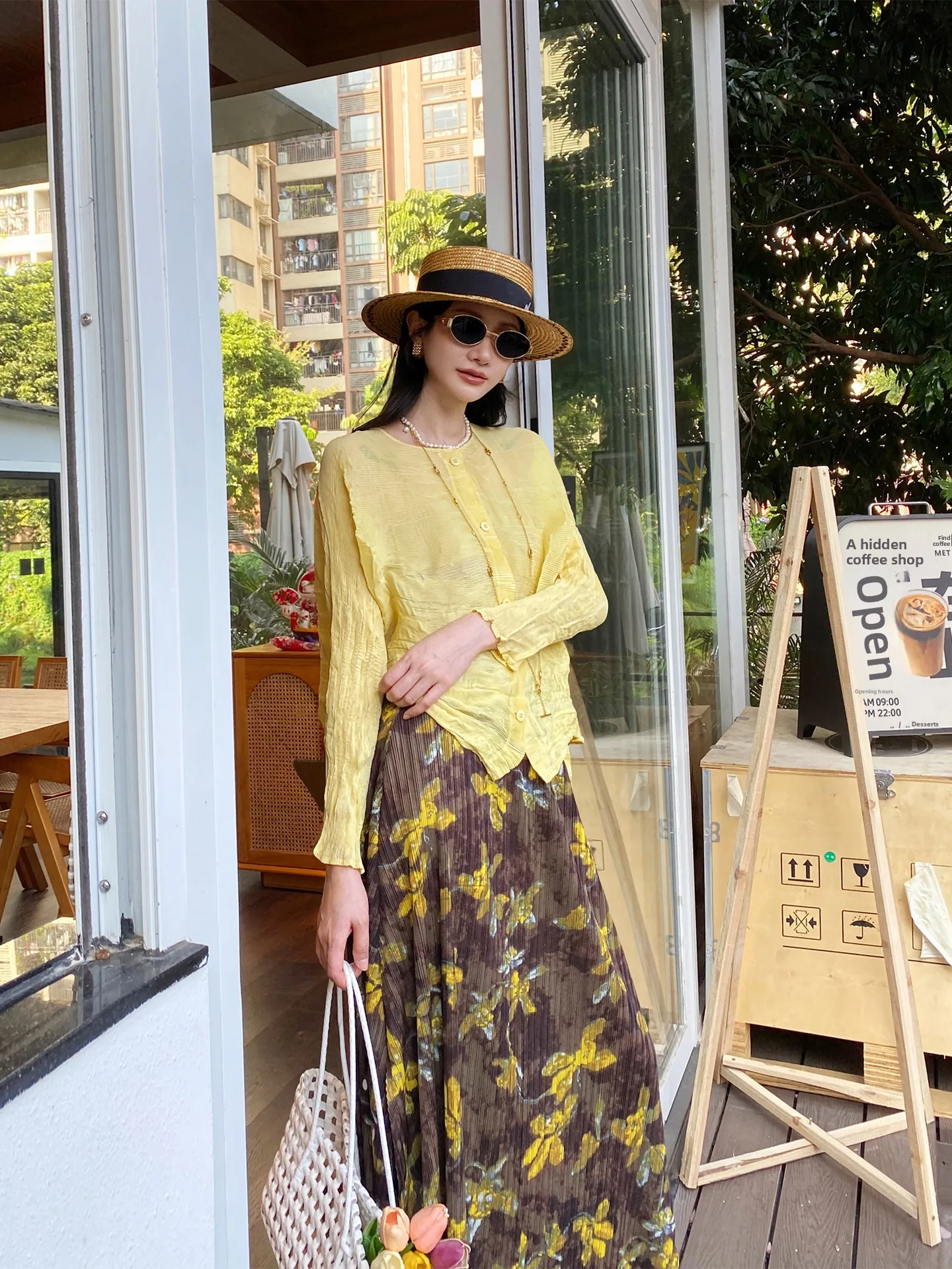 

Пляжная длинная юбка Island Vaion с принтом, драпированная, летняя, А-силуэт, из полиэстера, с высокой эластичностью, повседневная, для отдыха