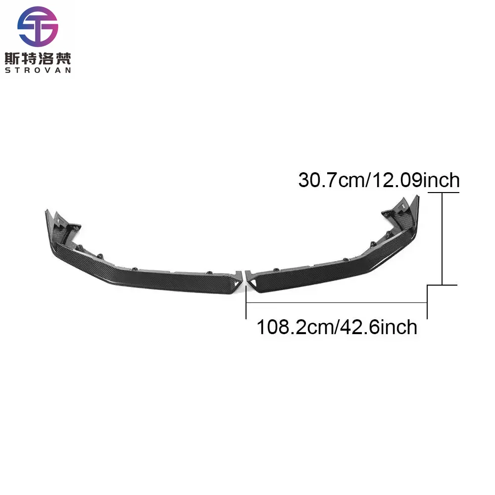 

New for M5 G90 Models Dry Carbon Fiber Front Lip Bumper Condition Unused
