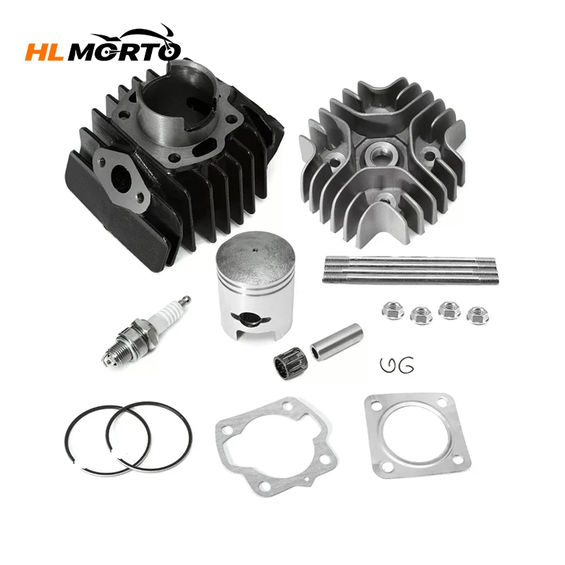 Zestaw cylindrów pierścienie tłokowe głowica cylindrów dla Suzuki Lt50 Lt 50 1984-1987 11210-04012-0f0 głowica uszczelki tłoka 12110 43000