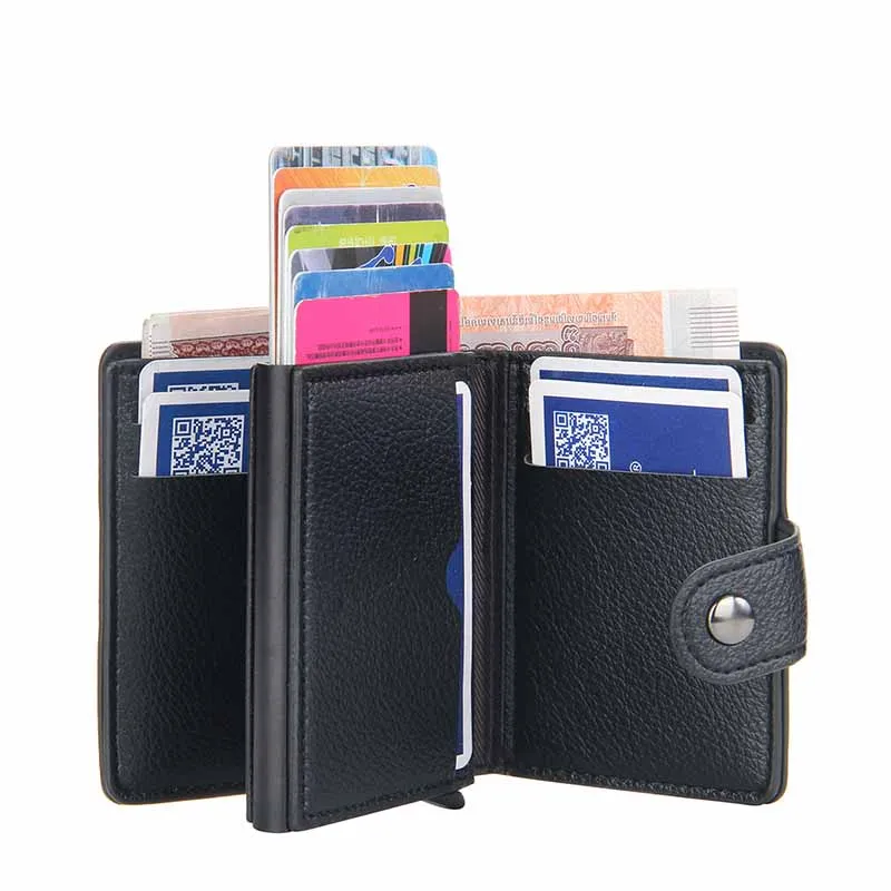

Anti Thief Rfid Credit Card Holder Smart Minimalist Wallet Men Women Slim Bank Cardholder Case Money Bag Cash Creditcard Purse