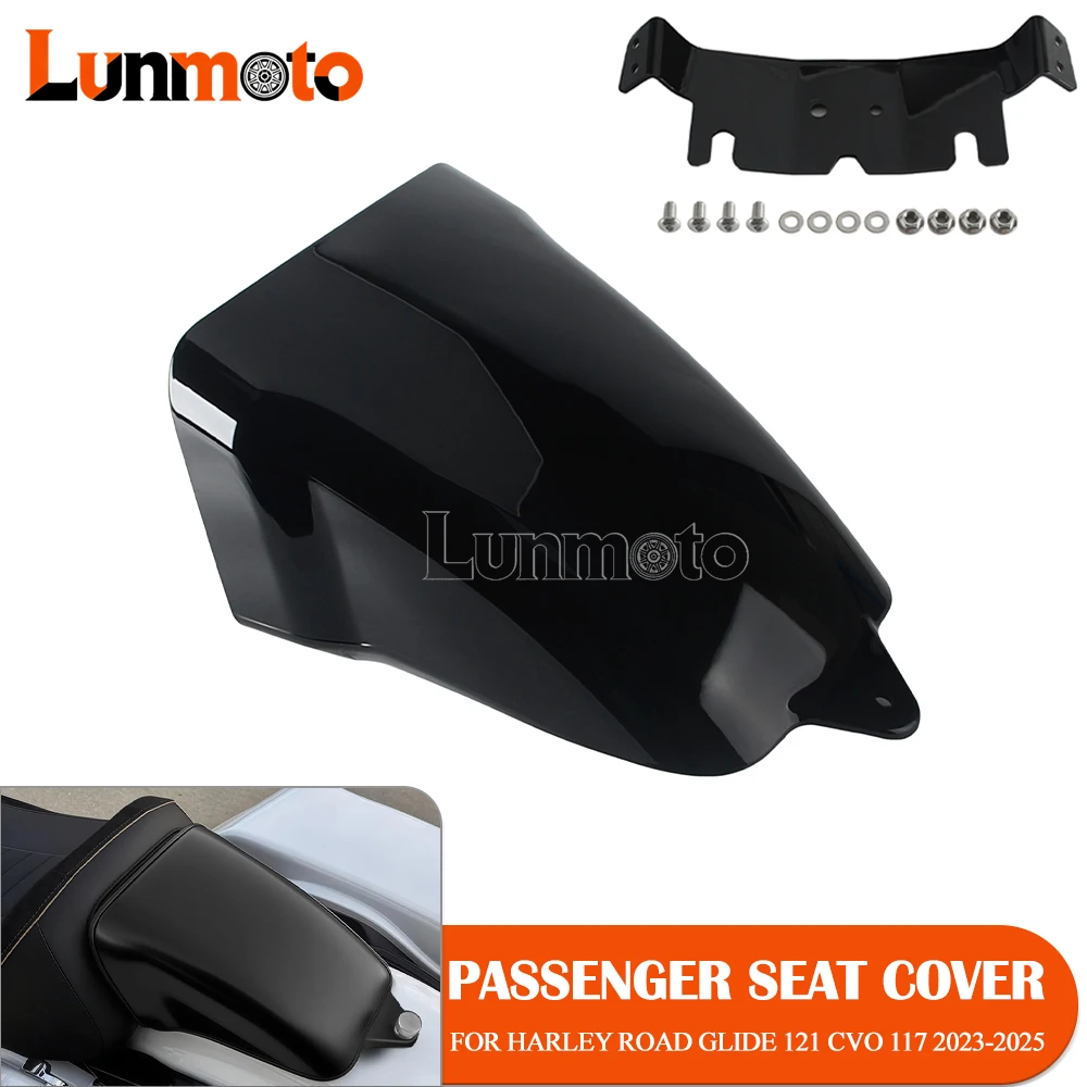 

Motorcycle Rear Passenger Seat Back Cover Cowls Camel Hump Cover Kit For Harley Touring Road Glide 121 CVO 117 2023 2024 2025