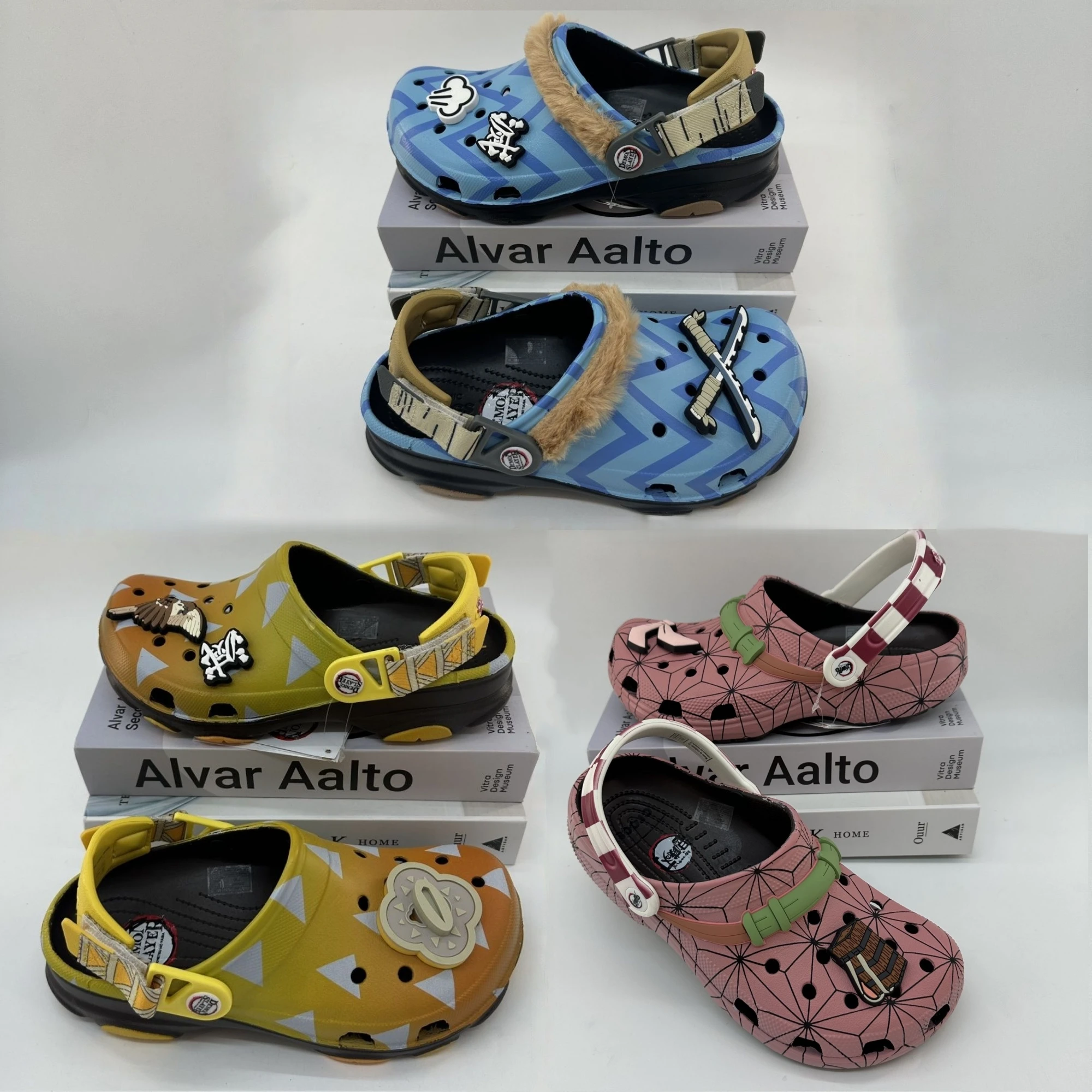 

Обувь Demon Slayer Minato Cave Nezuko Zenitsu, удобные нескользящие сандалии, повседневные уличные пляжные тапочки для путешествий, подарки