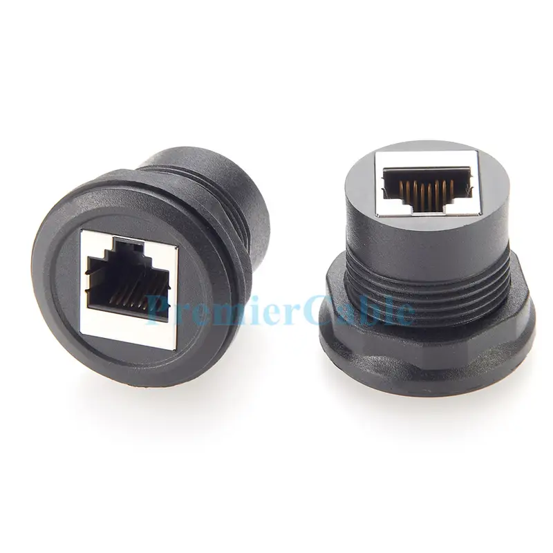 Profinet RJ45 Ethercat Cable Profinet RJ45 Cat5e Ethernet Adapter RJ45 Female to Female Panel Mount Connector RJ45 Socket Extend - Image 6