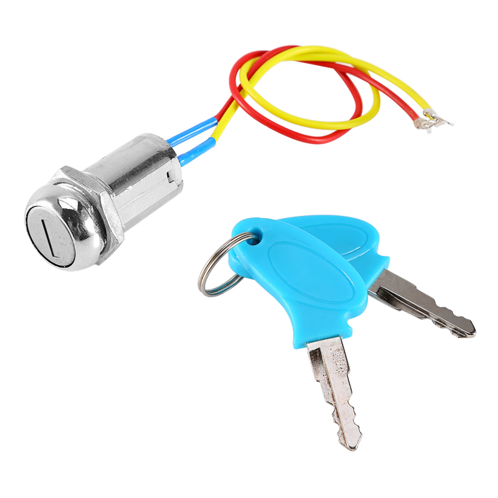 2-draads sleutel contactslot vergrendeling sleutels slot voor elektrische scooter ATV bromfiets kart contactslot contactslot