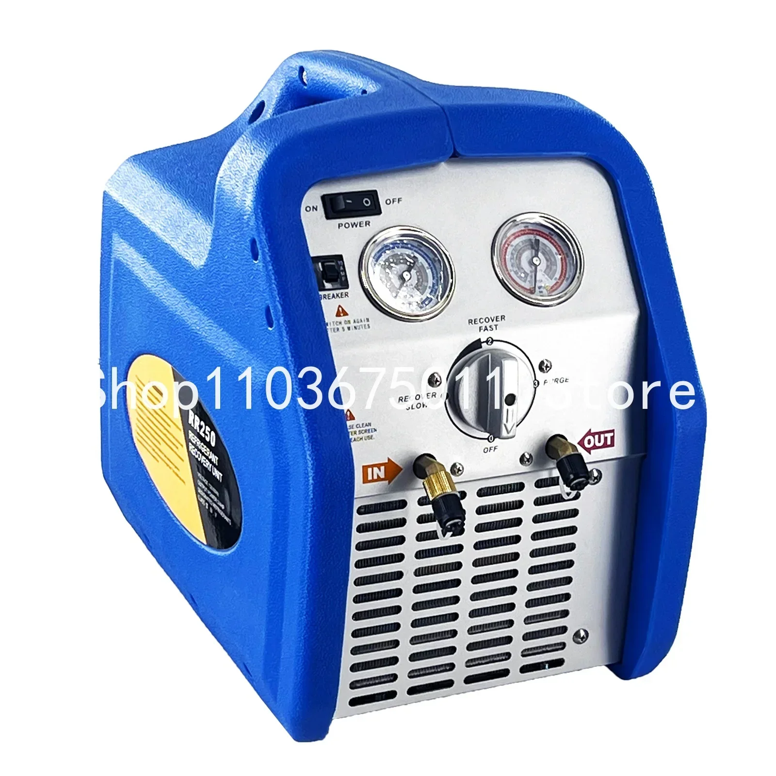 Portable Automotive A/C Systems and Household HVAC Refrigerant Recovery Machine/unit suit for R32 1234yf Spark-Proof Model