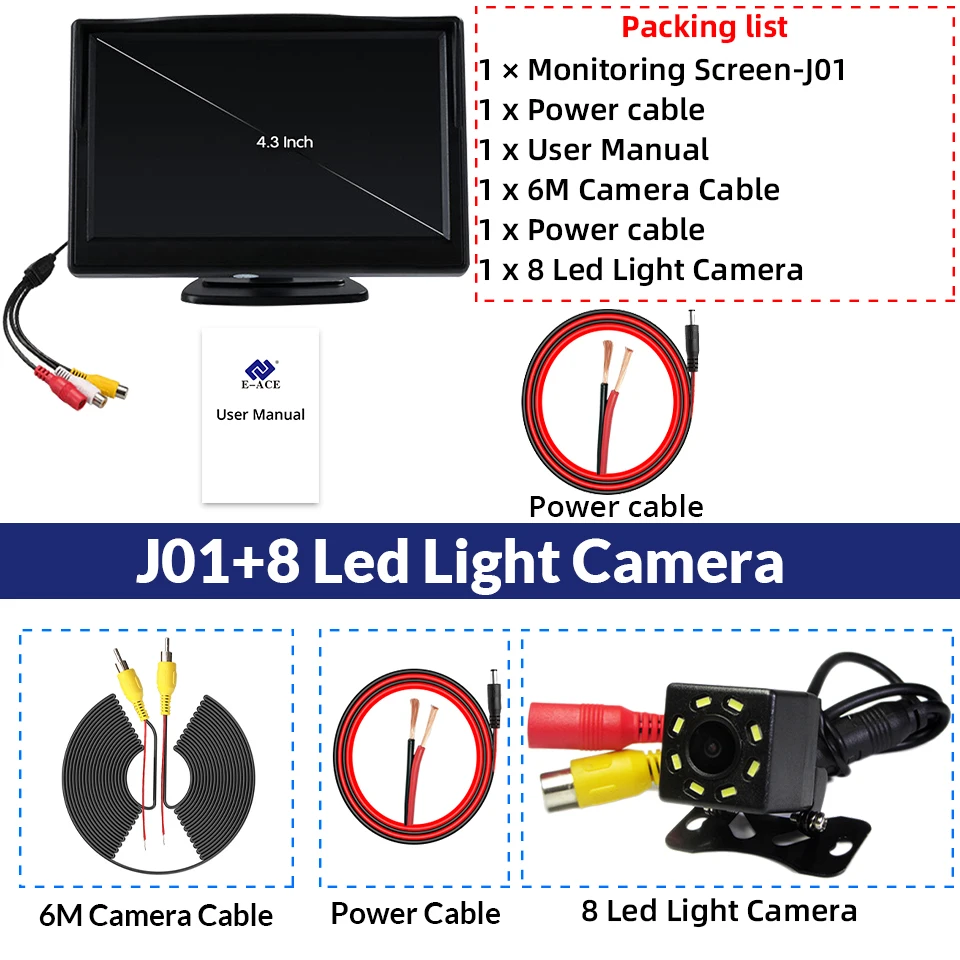 J01-8 Led Camera