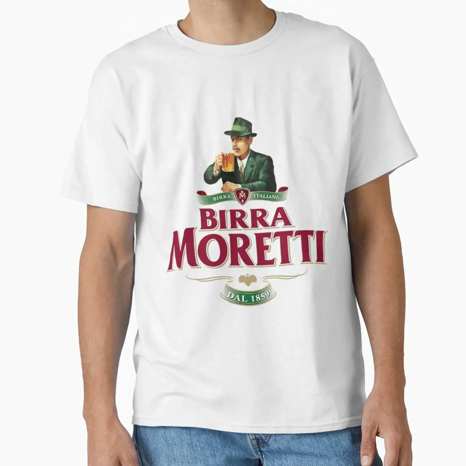 birra moretti designed and sold by uobqpnnejb50 vintage Washed Casual graphic designer clothes Unisex Slightly Stylish