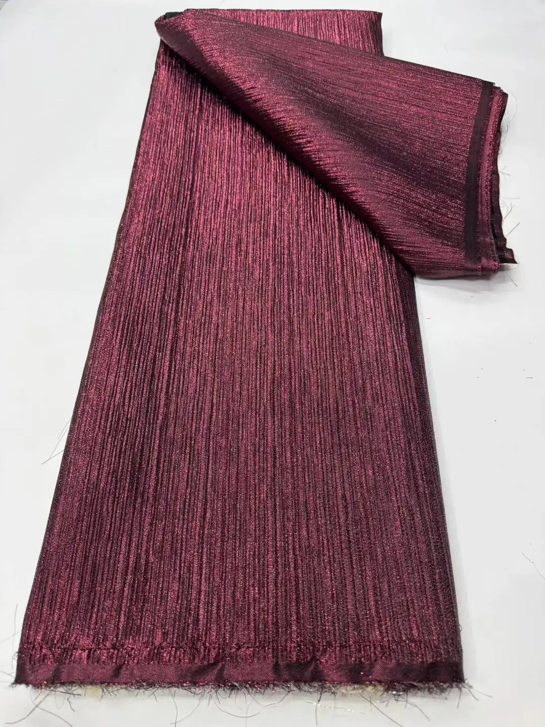 

2025 High Quality African Organza Brocade Lace Fabric 5 Yards French Tulle Party Gown Dress Nigerian Jacquard Lace Sewing