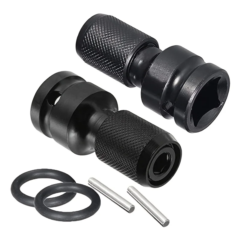 Quick Release 1/2-Inch Square Drive to 1/4-Inch Hex Female Socket Adapter Converter Chuck Adaptor for Impact and Ratchet Wrench