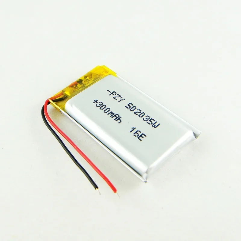 Nuevo Marrón 502035   Pluma de lectura de puntos grabadora grabadora 3,7 V batería recargable de polímero de litio celda de iones de litio recargable buena A