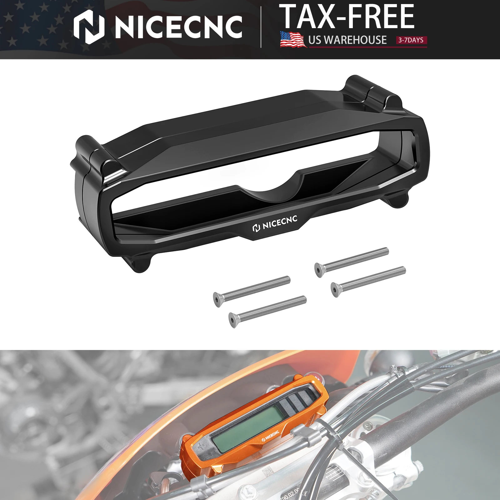 

NICECNC для KTM EXC 300 2024 2025 Защита одометра Speedo для KTM EXC 380 EXC-F 350 XCW 500 Husqvarna TE 300 TE 250 FE 450