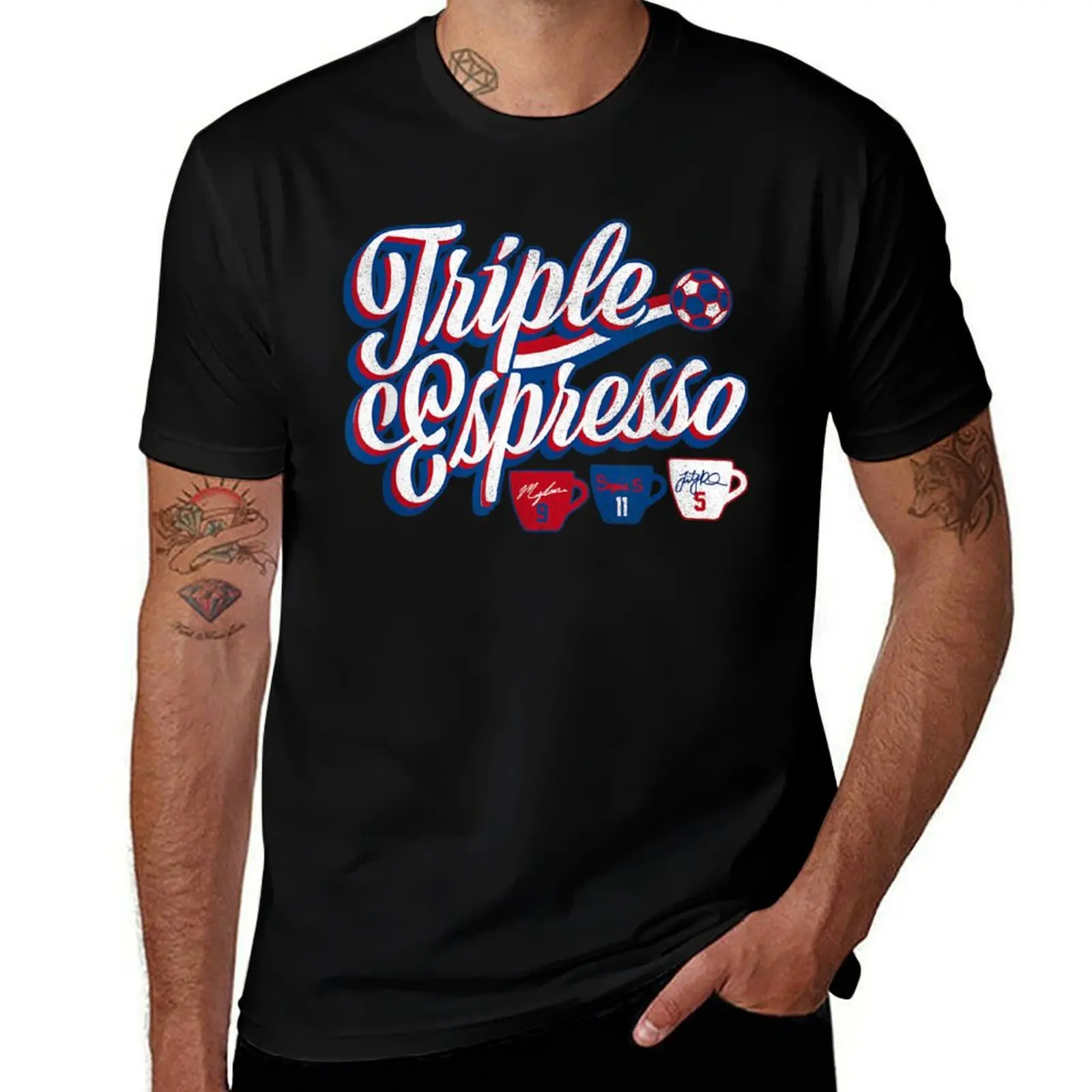Triple Espresso T-Shirt Water Resistant Casual T-Shirt