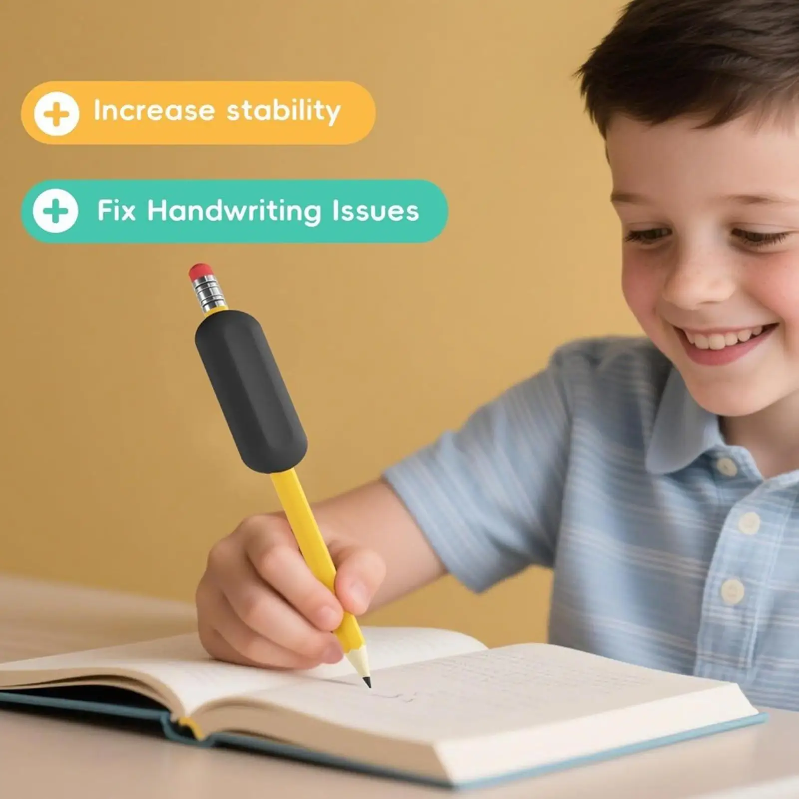 

Weighted Pencil Pencil Grip School Supplies Correction Tool For Children Exam Preparation Journaling Note Taking