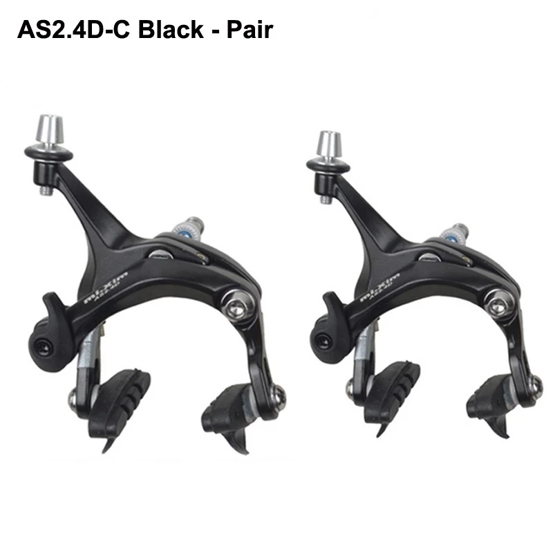 mi.xim AS2.4D-C Road Alloy Bike Brake Caliper Set 47-57mm Reach Front Rear Bicyce Brakes Cycling C Brake Resin 55mm